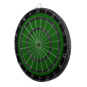 Schwarz auf der Green Regulation - Dart Board Dartscheibe (Vorderseite rechts)