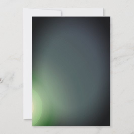 Schwarz auf Gradient Moderne Minimalistisch Einfac Einladung (Rückseite)