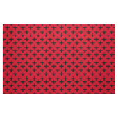 Schwarz auf Red A-10 Warthog Attack Jet Muster Stoff (Fat Quarter (45,7 x 55,9 cm))