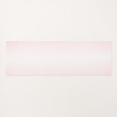 Schwarz auf rosa Muster Vögel und Kirschblüten Yogamatte (Rückseite (Horizontal))