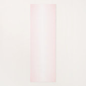 Schwarz auf rosa Muster Vögel und Kirschblüten Yogamatte (Rückseite)