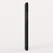 Schwarz auf schwarz gekreuztem Fahrzeugmuster Case-Mate iPhone Hülle (Hinten/Rechts)