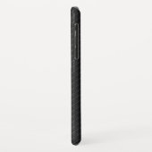 Schwarz auf schwarz gekreuztem Fahrzeugmuster Case-Mate iPhone Hülle (Hinten/Links)