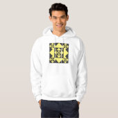 schwarz auf weiß hoodie (Vorne ganz)