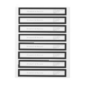 Schwarz auf Weiß Moderne minimalistische einfache (Bogen)