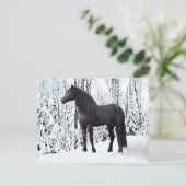 "Schwarz auf Weiß" Postkarte (Stehend Vorderseite)