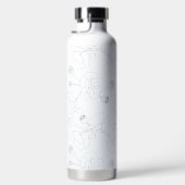Schwarz auf Weiß Trinkflasche (Rechts)