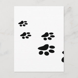 Schwarz auf weißer Seite Druckdesign Postkarte