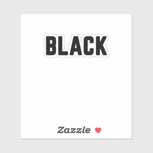 schwarz aufkleber (Blatt)