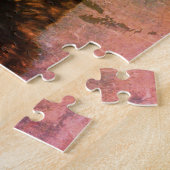 Schwarz-Augen-Hundeporträt Puzzle (Seite)