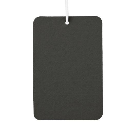 Schwarz Autolufterfrischer (Vorderseite)