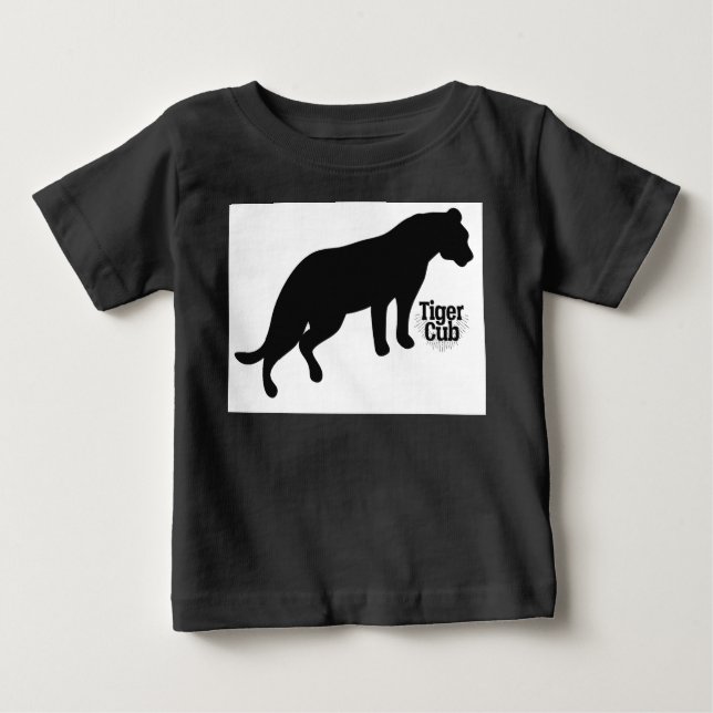 Schwarz Baby T-shirt (Vorderseite)