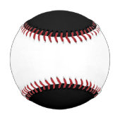 Schwarz-Baseball Baseball (Rückseite)