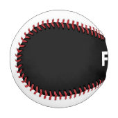 Schwarz-Baseball Baseball (Vorderseite Links)