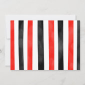 Schwarz bearbeitbarer Bowling Foto Einladung (Rückseite)