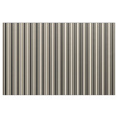 Schwarz-Beige Muster der Streifen Stoff (Fat Quarter (45,7 x 55,9 cm))