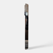 Schwarz-Bein-Cavalier-Welpe iPhone 15 Hülle (Linke Seite)