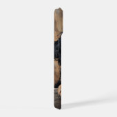 Schwarz-Bein-Cavalier-Welpe iPhone 15 Hülle (Rechte Seite)