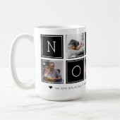 Schwarz | Benutzerdefinierte Collage für Nicht-5-F Kaffeetasse (Links)