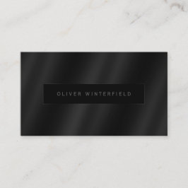 Schwarz-beruflicher moderner Farbverlauf Visitenkarte