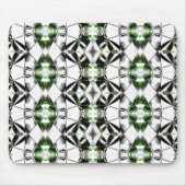 Schwarz bis Weiß mit Grün, wiederholt virtuelle Li Mousepad (Vorne)
