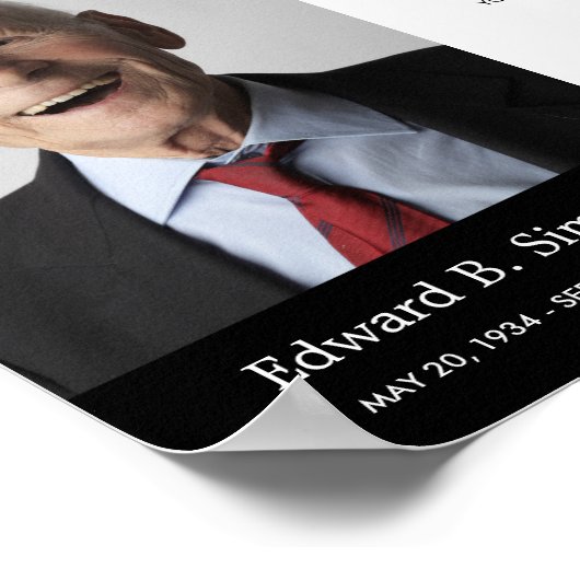 Schwarz bis wir uns wieder treffen Beerdigung Gedi Poster (Ecke)