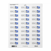 Schwarz-Blau-Abschluss-Schulfarben 2025 (Vorne)