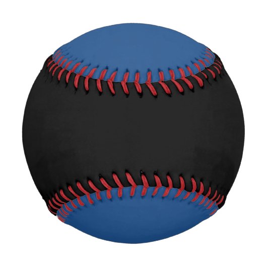 Schwarz-Blau-Baseball Baseball (Rückseite)