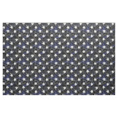 Schwarz-Blau-Camouflage-Muster Abschluss Stoff (Fat Quarter (45,7 x 55,9 cm))