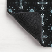 Schwarz-Blau-Genuss Mousepad (Ecke)