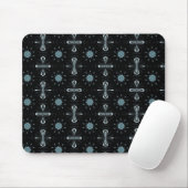 Schwarz-Blau-Genuss Mousepad (Mit Mouse)