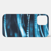 Schwarz-Blau-Ketten Case-Mate iPhone Hülle (Rückseite (Horizontal))