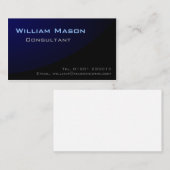 Schwarz-Blau-Kurven, Berufliche Visitenkarte (Vorne/Hinten)