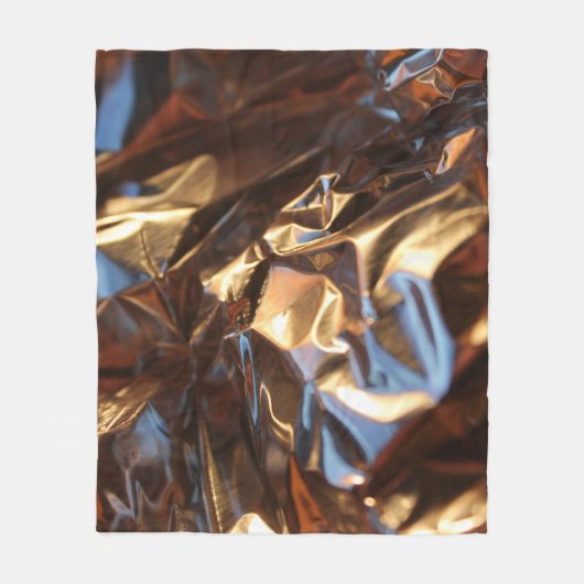Schwarz-Blau-Lederjacke Fleecedecke (Vorderseite)
