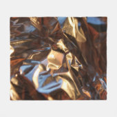 Schwarz-Blau-Lederjacke Fleecedecke (Vorderseite (Horizontal))