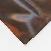 Schwarz-Blau-Lederjacke Fleecedecke (Ecke)