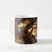 Schwarz-Blau-Lederjacke Kaffeetasse (Vorderseite Links)