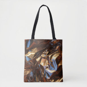 Schwarz-Blau-Lederjacke Tasche