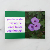 Schwarz-Blau-Montag Karte (Innenseite)