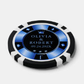 Schwarz-Blau-Poker-Chips Pokerchips (Einzeln)