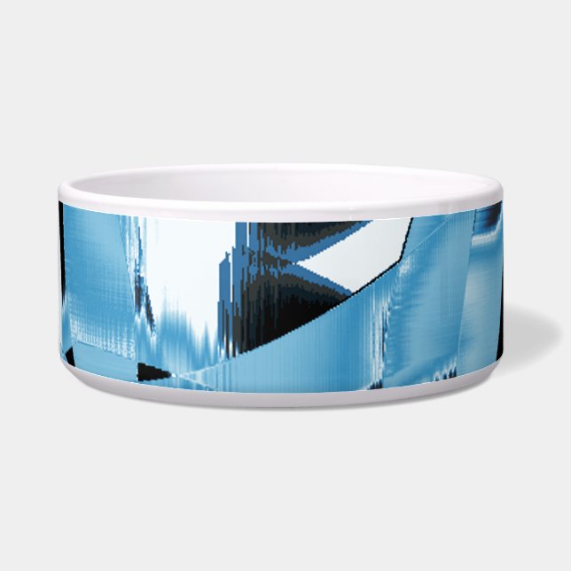 Schwarz-Blau-Schrott oder Bänder zerstört, gefärbt Napf (Links)