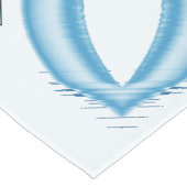 Schwarz-Blau-Schrotte oder -bänder werden zerstört Kurzer Tischläufer (Ecke)