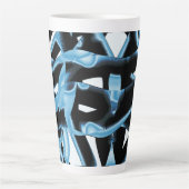 Schwarz-Blau-Schrotte oder -bänder werden zerstört Milchtasse (Vorderseite)