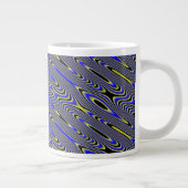 Schwarz-Blau-Wirbel Tasse (Rechts)