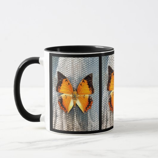 Schwarz-Borded Charaxes Butterfly Coffee Tasse (Links)