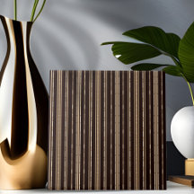 Schwarz-Braun-Bambus-Look Streifen Tile