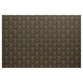 Schwarz-Braun-Damaskus Stoff (Yard (91,4 cm))