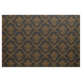 Schwarz-Braun-Damaskus Stoff (Fat Quarter (45,7 x 55,9 cm))