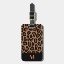 Schwarz/Braun-Leopard-Spot für klassische Monogram