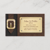 Schwarz-Braun-Saddlebag Visitenkarte (Vorderseite)